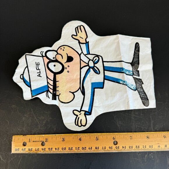 Vtg 1970s Alfie Captain Crunch Plastic Baggie Hand Puppet Mascot Cereal Toy READ - Picture 4 of 10